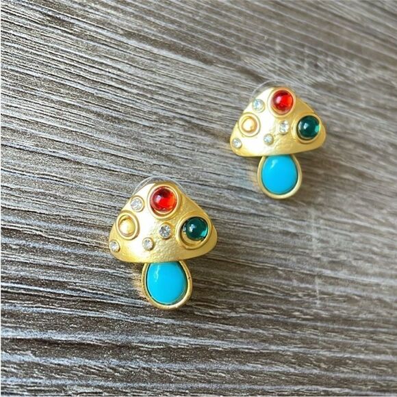 Mushroom earring N448 - Picture 3 of 4